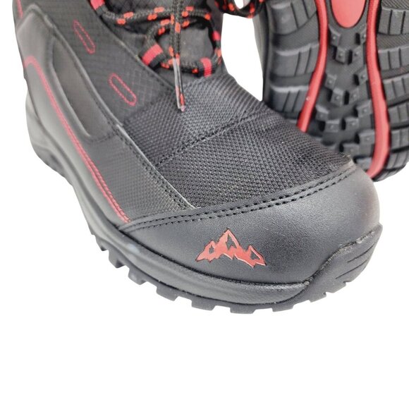 Rockmark Winter Snow Boots Men's Sz 7 Black Outdoor Warm Mid Calf Waterproof New - Picture 15 of 16